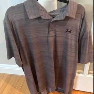 Gray Under Armor Polo